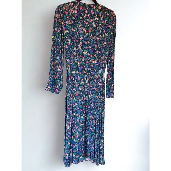 & Other Stories I  Tropical Jungle Animal Print Wrap Dress I Size EUR 38, US 6 - Picture 3 of 5